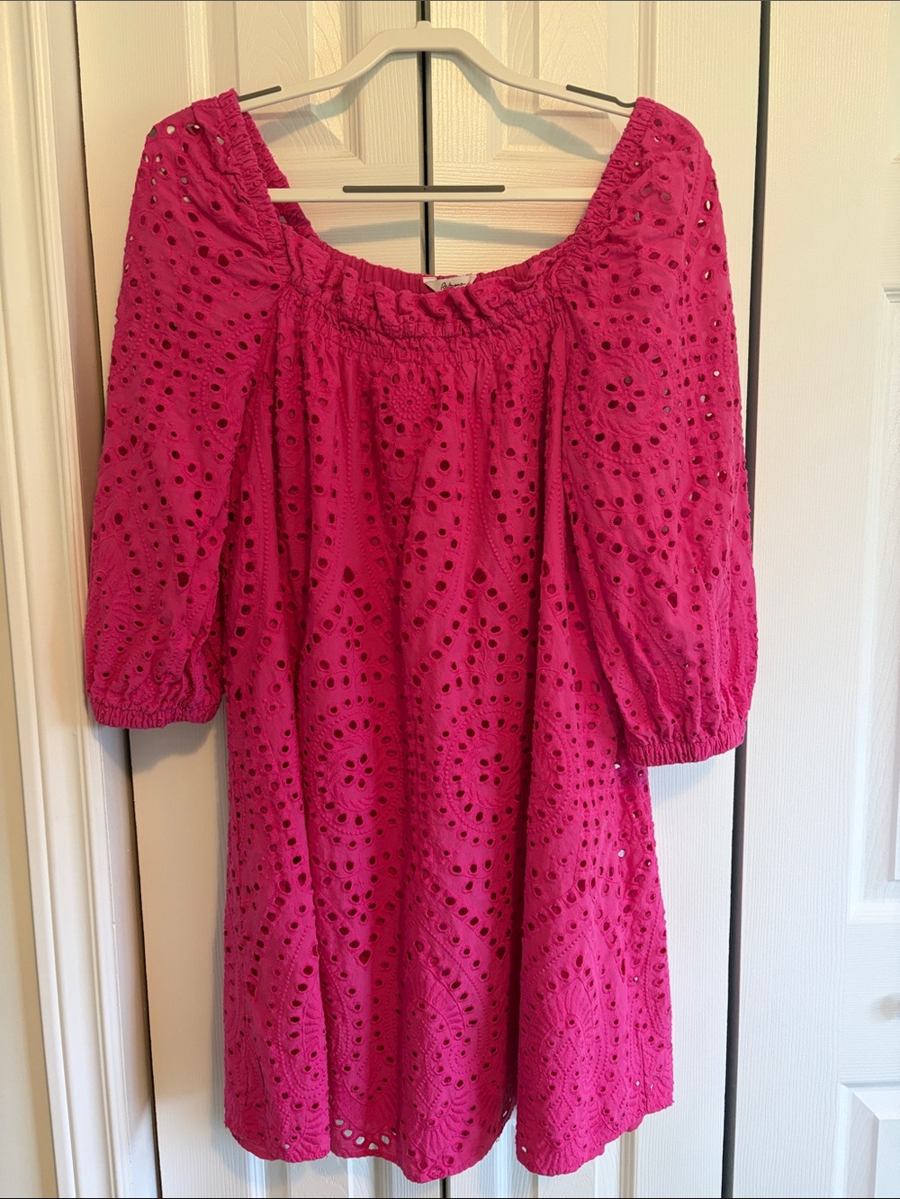 Bright pink the Birds Papaya dress